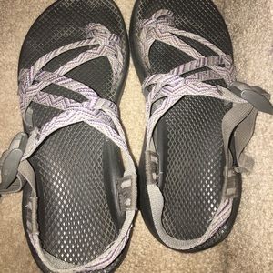 Women’s Toe Double Strap Purple Chacos Size 9